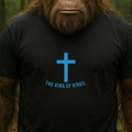 Mens Jesus Cross King Of Kings Motif Cotton T-Shirt Size S to 5XL