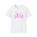 Happy Easter Bunny Tee | Easter graphic t-shirt, pastel design