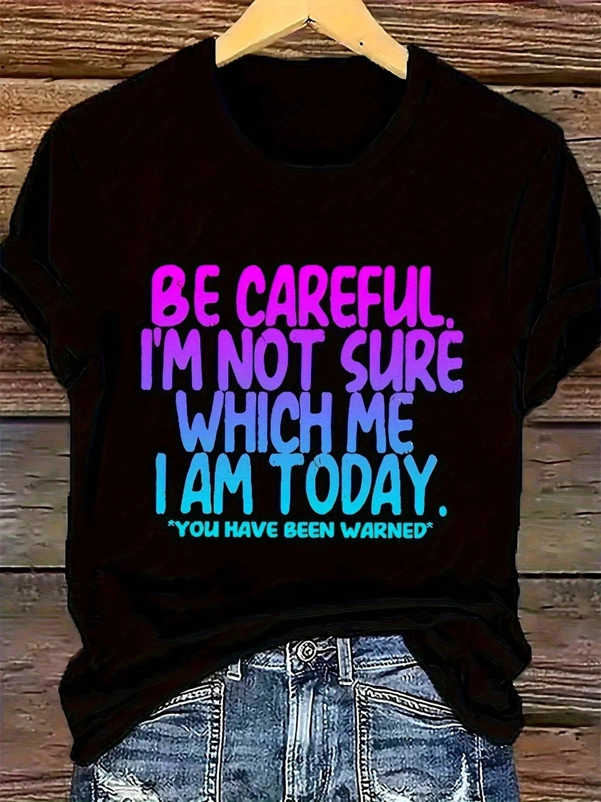 Women's Funny Today I'm Not Sure Who I Am T-Shirt