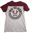 True Religion Athletics Graphic Shirt Men's  Horseshoe Buddha Logo Y2K Blue S