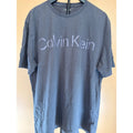 Calvin Klein Mens Relaxed Fit Graphic Logo T-Shirt Charcoal Gray L/G