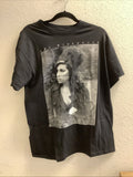 Official Licensed Amy Winehouse Flower Portrait T Shirt Large