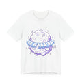 Kawaii Cloud Cupcake T-Shirt Pastel Aesthetic Fairycore Tee - Cute Musical Stars