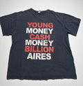 Lil Wayne Cash Money Shirt Young Money Size Large Y2K Vintage YMCMB
