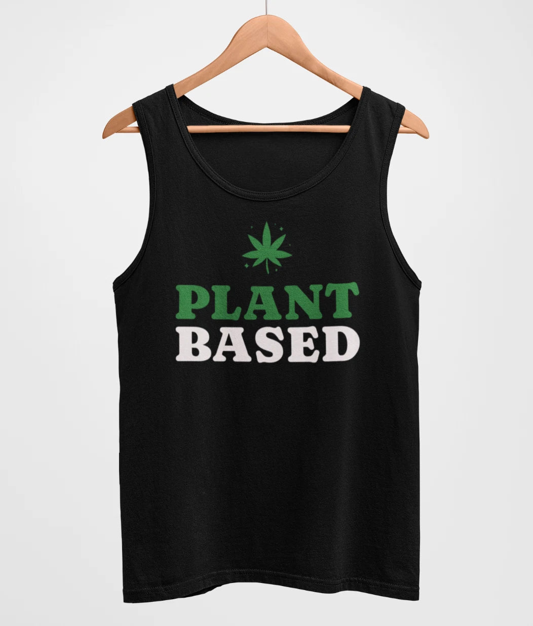 Mens Tank Top Plant Based Shirt Boho Weed Cannabis Leaves Marijuana Lover Gift