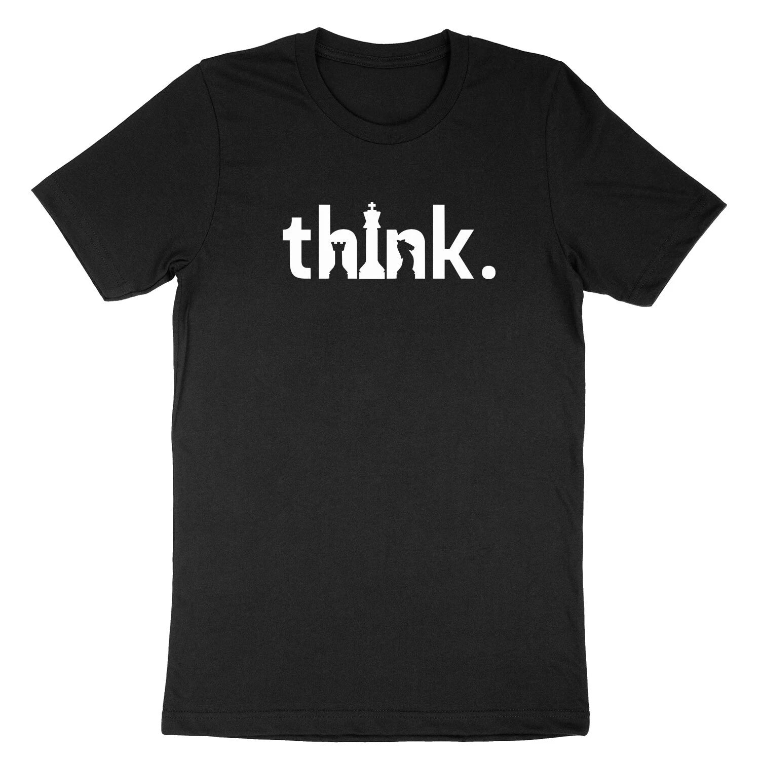 Think Shirt Think Chess T-Shirt Chess Player Gift Chess shirt Chess Lover Tee