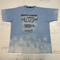 Vintage Enyce T Shirt Y2K Logo 3XL Hip Hop 90s Sun Faded Bleached