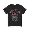 Hustler Three Headed Hell Hound Graphic Tee Vintage Mythology Gothic Black T-Shi