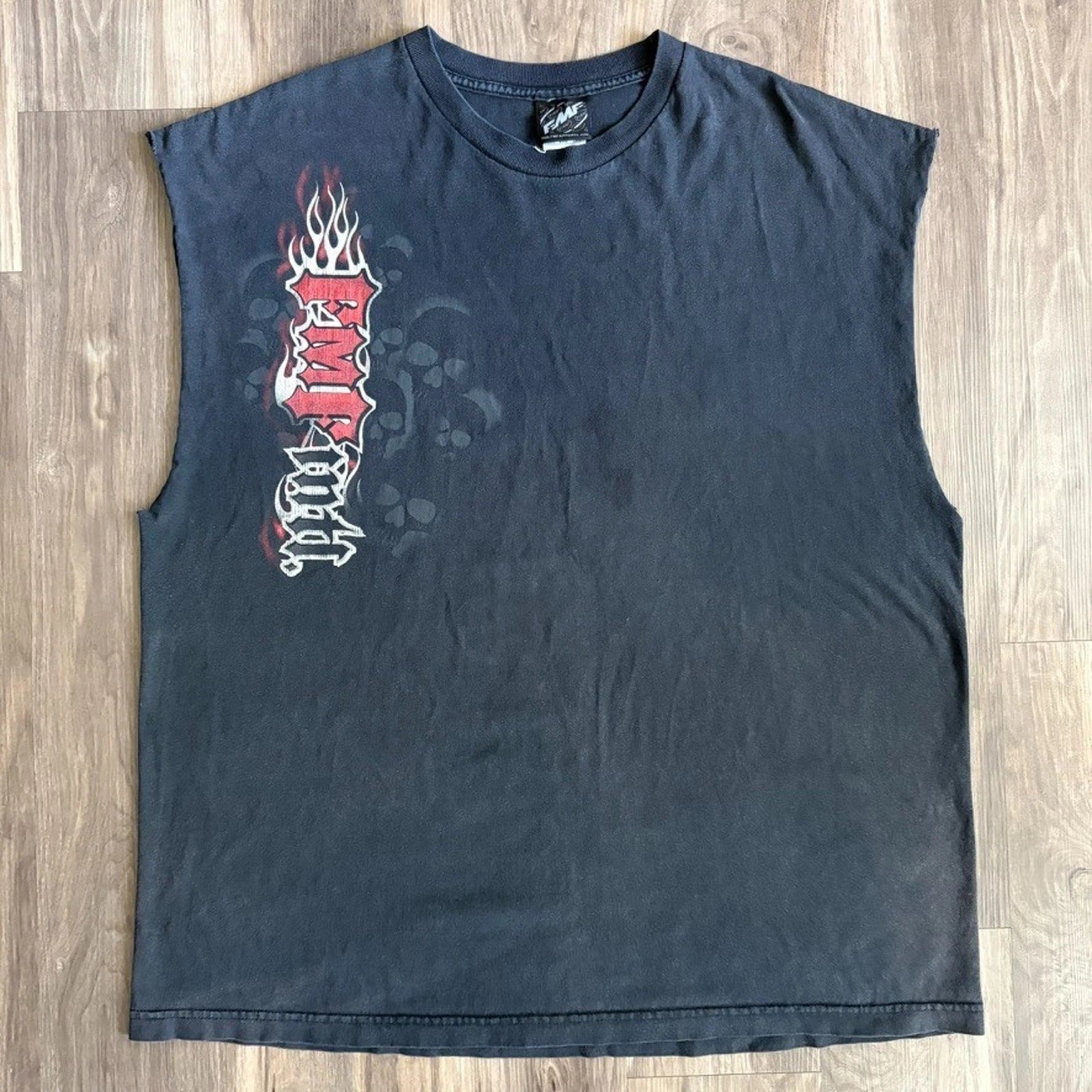 Vintage FMF Flying Machine Factory T-Shirt Men's Size 2XL Faded Motocross Y2K