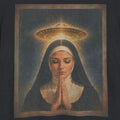 Vintage UFO NUN T-Shirt, Alien God Disclosure Shirt, UAP Jesus Christ Bible Tee