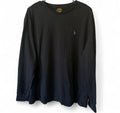 Polo Ralph Lauren Long Sleeve Crew Neck Men Large Black Shirt Minimalist Classic