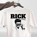 Rick Astley Homage T-Shirt Funny UK Music Icon Legend 90's 80's Retro Tee