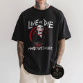 Saw Live Or Die Spiral Jigsaw Horror Movie Black T-Shirt