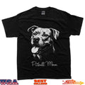 Pitbull Mom Grunge Vintage Dog Lover Design T-Shirt