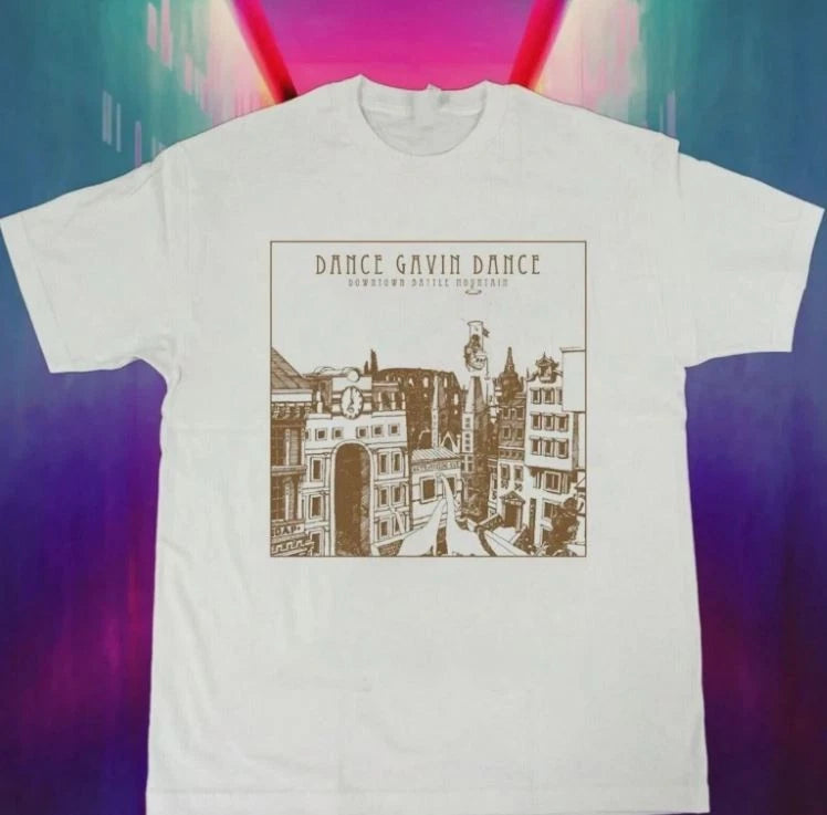 DANCE GAVIN DANCE DOWNTOWN BATTLE MOUNTAIN T Shirt Full Size