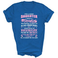 I'm A Lucky Daughter I Have Crazy Dad Unisex Shirt Gift T-Shirt