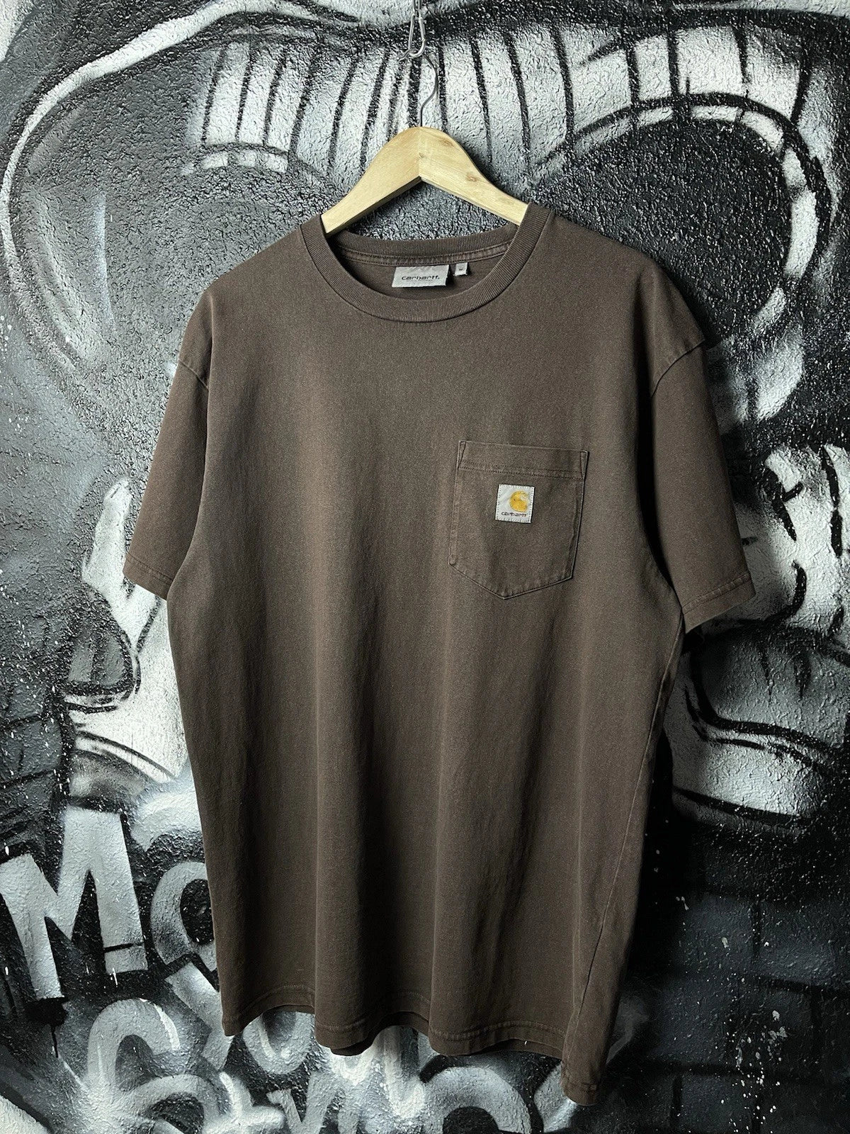 Carhartt WIP Brown Pocket Loose Short Sleeve T-Shirt Men’s Size Medium