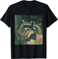 Funny Raccoons Eating Taco Meme Trash Panda Food T-Shirt unisex T-Shirt
