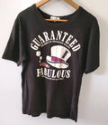 Cubic Sugar Japanese Brand Graphic T-Shirt Black L Top Hat Cigar Fabulous VTG