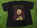 Sepultura Roots Brazilian Metal Y2K T-Shirt Merch Band Tee - Size 3XL XXXL