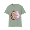 Pastel Anime Huskies Malamutes Unisex Tee Cute Kawaii Dog Lover T-Shirt Gift