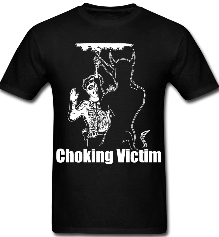 Choking Victim T shirt Hardcore Punk Rock Ska Anarcho
