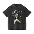 Unisex Godspeed Skeleton Baseball Gift Tee Gothic Sports Fan Casual T-Shirt