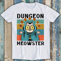 Dungeon Meowster Funny Nerdy Gamer Cat-D20 Dice RPG Funny Gift Tee T Shirt M1389