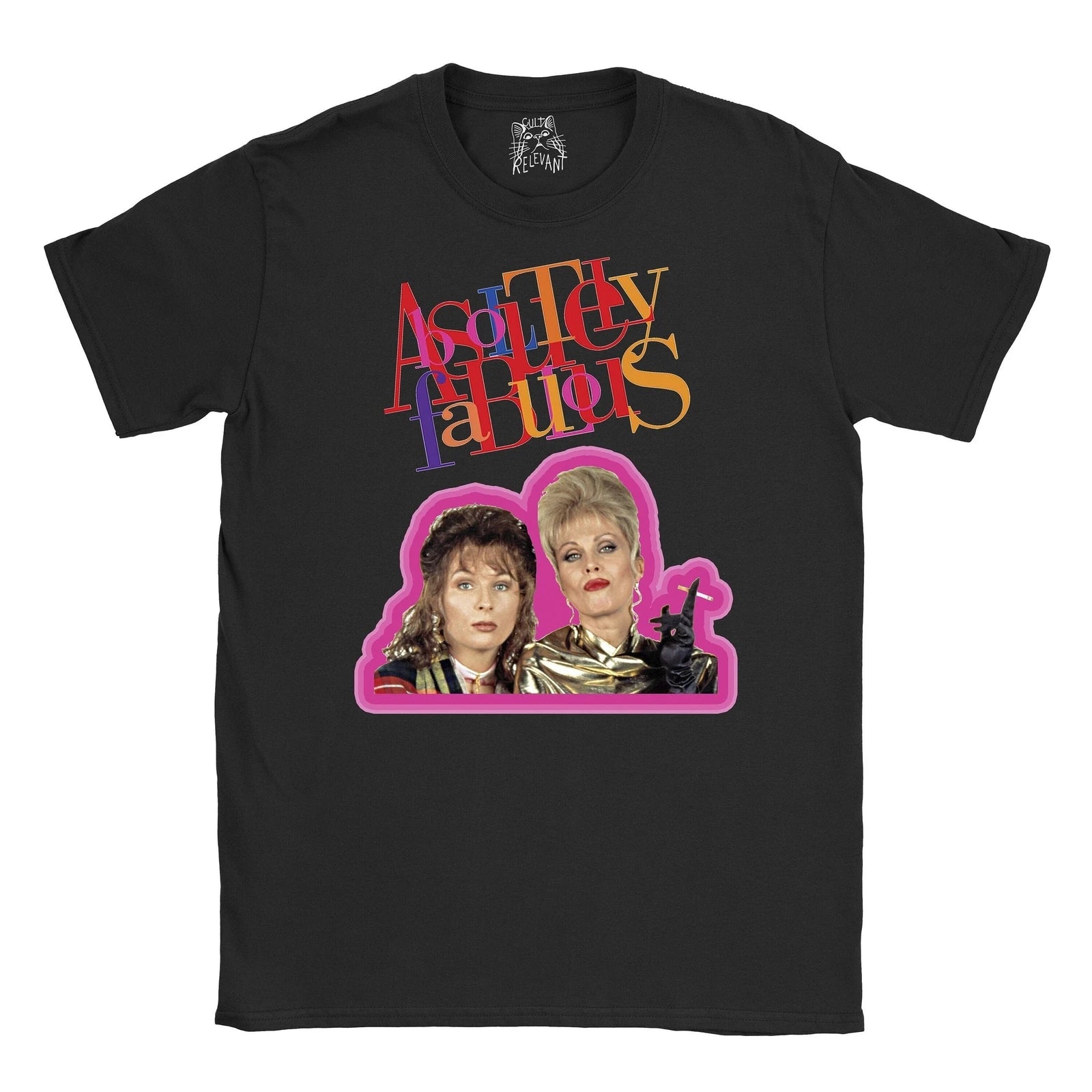 Absolutely Fabulous Patsy and Edina T-Shirt Ab Fab 90s Retro Sitcom Comedy Tee