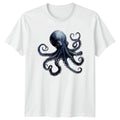Dark Octopus Illustration T-Shirt Gothic Marine Wildlife Gift For Him And Her