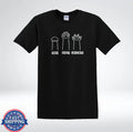 Cat Rock Paper Scissors Shirt Minimalist Line Art Cat Paw T-Shirt