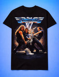 Vintage Van Halen 80s Rock Band Tee, Eddie Guitar Legend Shirt
