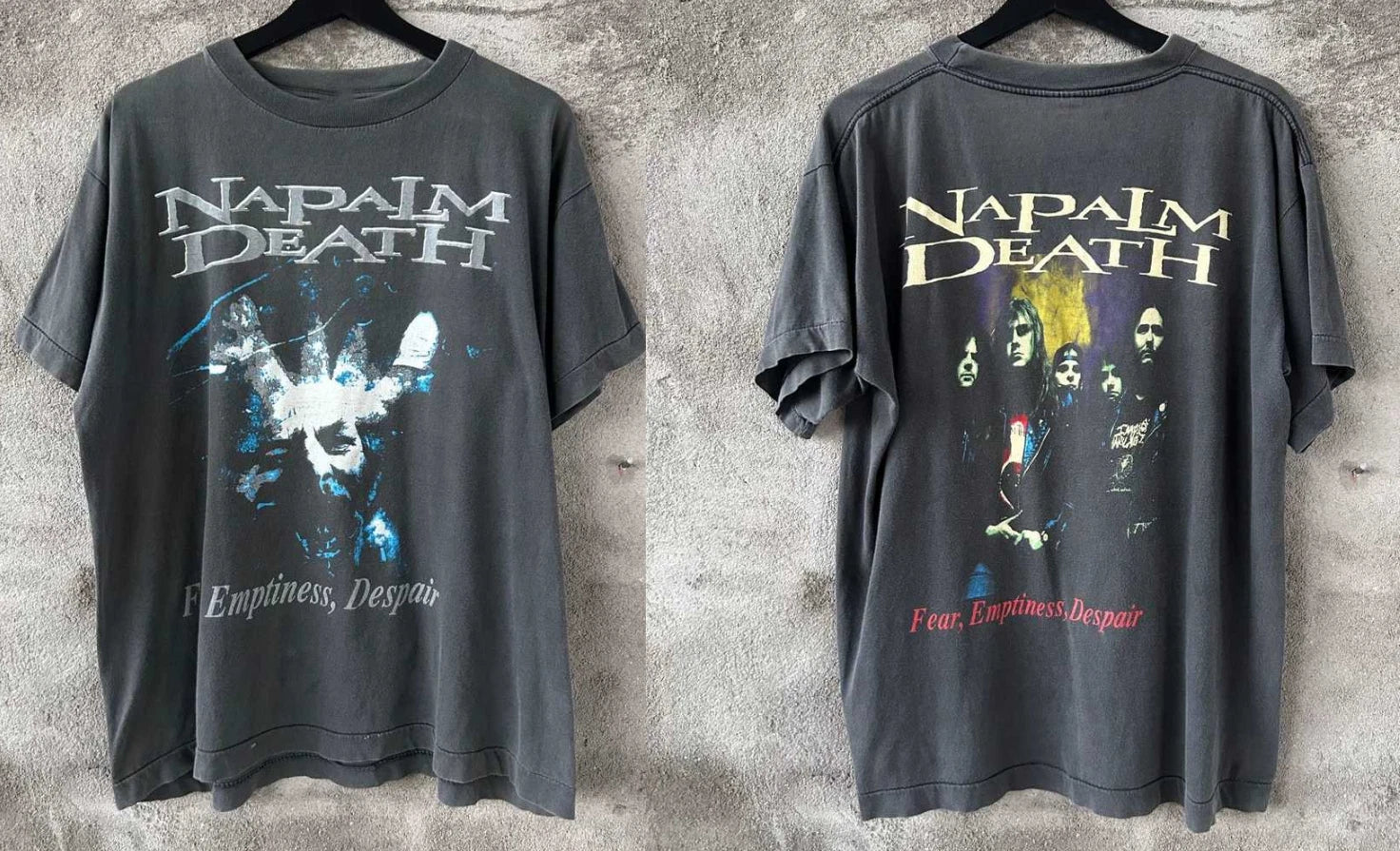 Vintage Napalm Death 90s T-Shirt Hardcore Grindcore Tee Unisex S-5XL