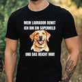 Men's Labrador Slogan Motif Cotton T-Shirt Size XS to 5XL
