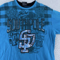 Southpole Shirt Mens Large Blue Graphic Hip Hop Urban Streetwear Y2K Hip Hop