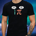 Mens Pi tag pi math motif cotton T-Shirt Size XS to 5XL