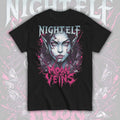 Night Elf T-Shirt "Moon In My Veins" World of Warcraft Alliance Gamer Unisex Tee