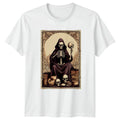 Seek Knowledge From The Reaper T-Shirt Gothic Grim Reaper Dark Art Birthday