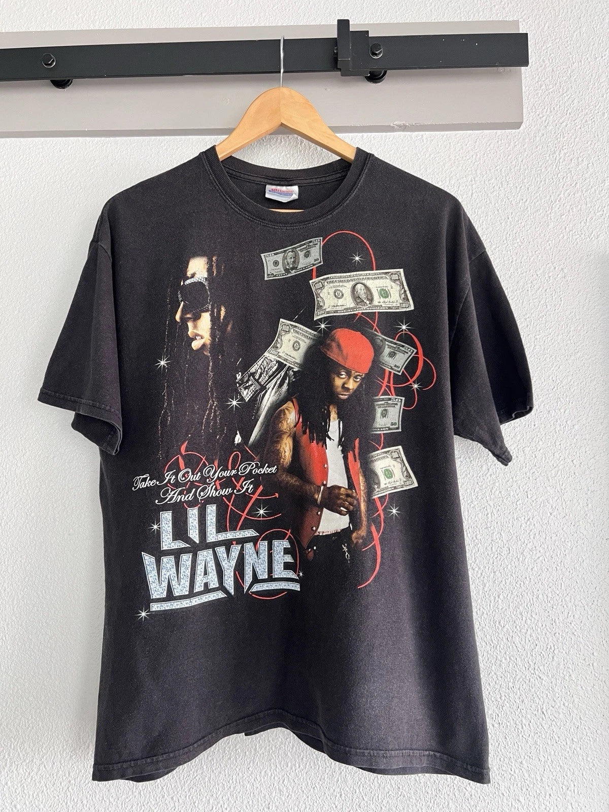 Vintage Y2K Lil Wayne Rap T-Shirt Tha Carter 3 Mens Size Large