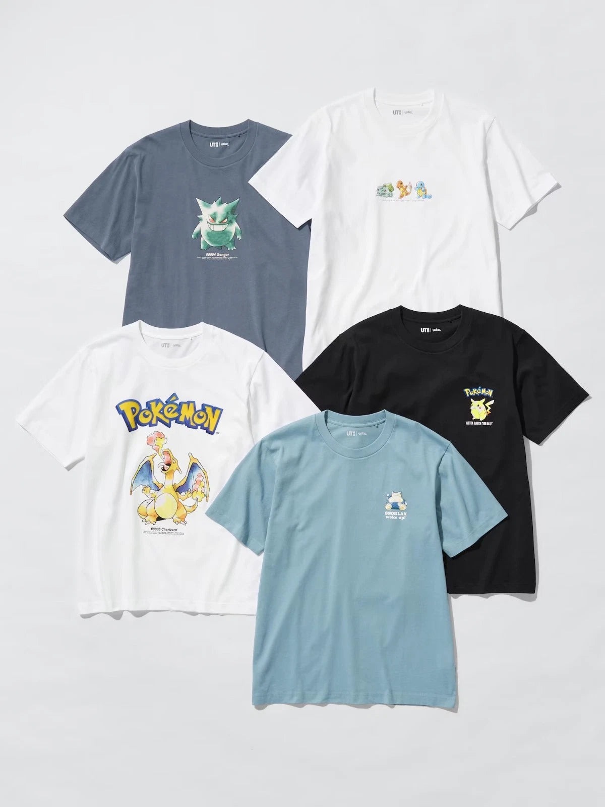 Pokémon x UNIQLO UT T-Shirt Collection Japan 2026 Pikachu Gengar Snorlax Pokemon