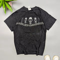 Y2K Harley-Davidson Skull Fitted Black T-Shirt Men's XS/S Grunge Streetwear VTG