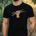Mens Drums Drum Print Cotton T-Shirt Size XS to 5XL