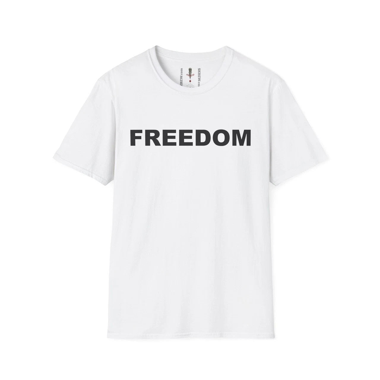 FREEDOM T‑Shirt — In Honor of Charlie Kirk Minimalist Bold Text Tee for