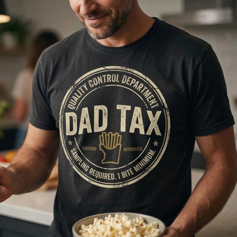 Funny Quality Control Dad T-Shirt Vintage Fries Sampling Certified Tee