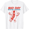 Funny Bad Day to Be a Hotdog 4th of July Independence Day T-Shirt