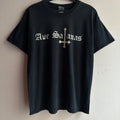 Y2K Ave Satanas Gothic Double Sided Tee United Satanic Kingdom Punk Metal Black