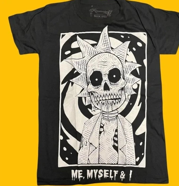 Rick and morty graphic tshirt