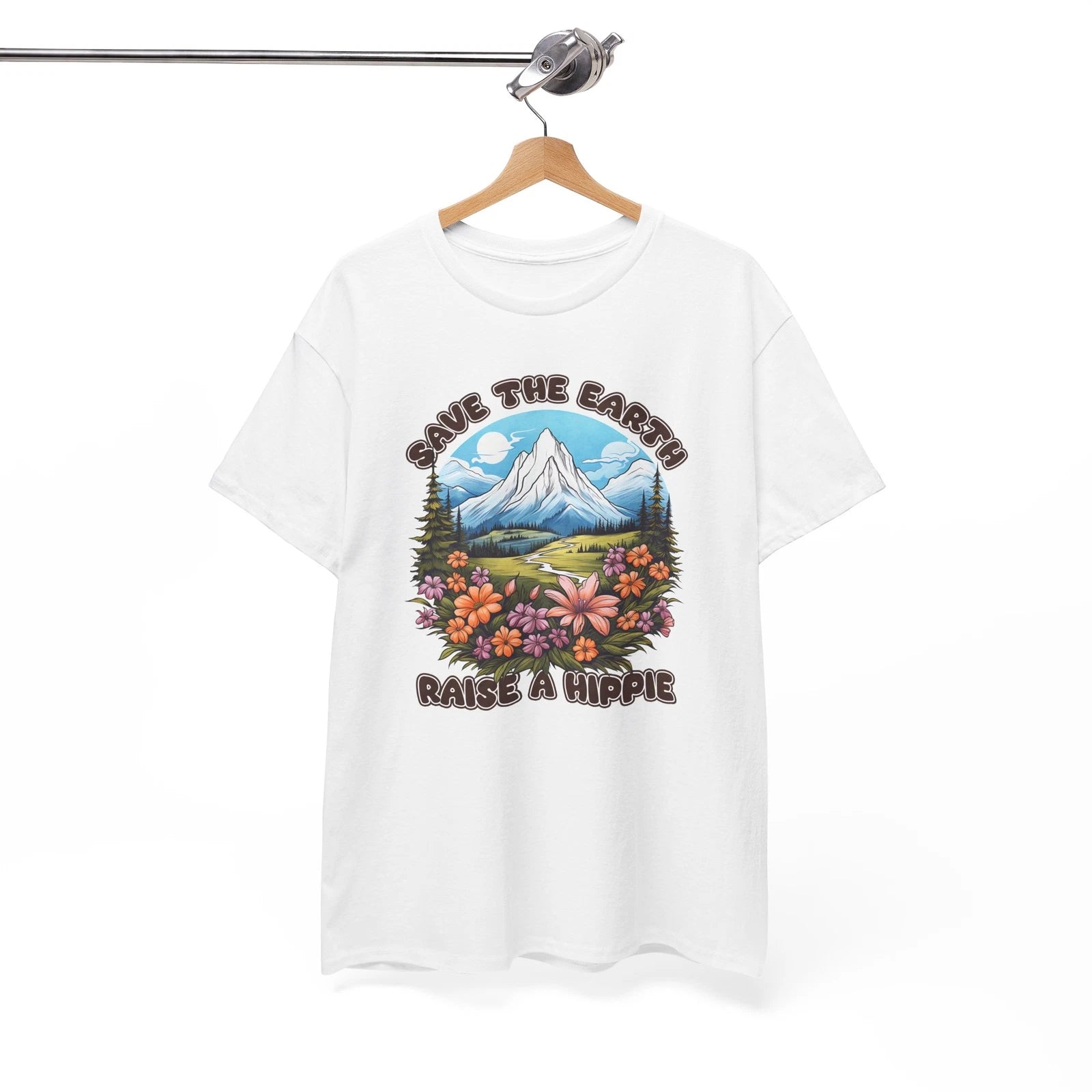 Laugh More Love More T-Shirt | Kindness Hippie Tee | Groovy Vibes Shirt