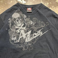 Y2K Grunge Skull Car T-Shirt