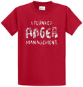 ANGER MANAGEMENT Cotton Printed Tee Shirt Regular and Big and Tall Sizes